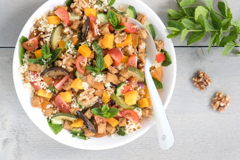 Couscoussalade tofu a la minute Couscoussalade tofu a la minute