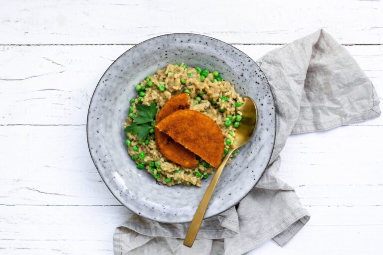 sofisch-burger-mit-erbsenrisotto sofisch-burger-mit-erbsenrisotto