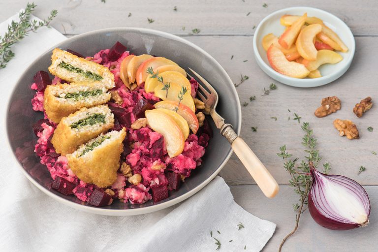 Spinazieschnitzel_met bietenstamppot LR