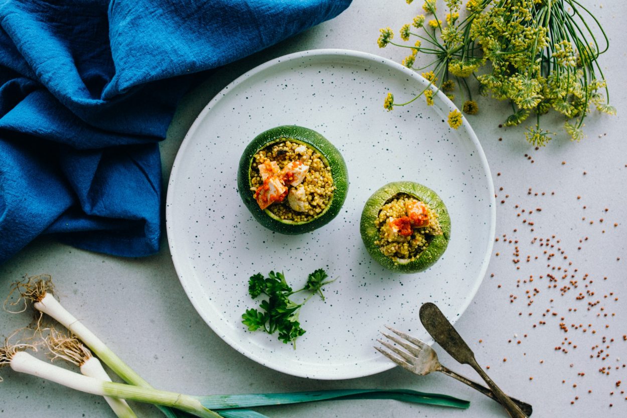 Gevulde Courgette met Quinoa