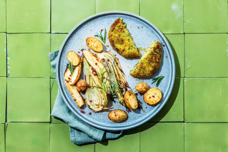 BROCCOLI BURGER VENKEL PASTINAAK KRIELTJES